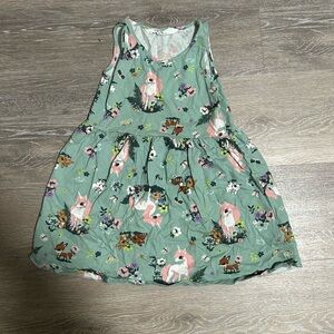 4t girls green dress